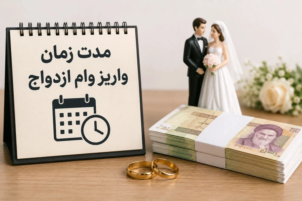 وام ازدواج بعد چند روز واریز میشود؟ بررسی زمان واریز، صف بانک‌ها و عوامل تأخیر